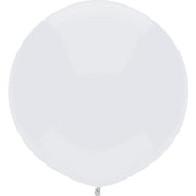 Funsational 17 inch FUNSATIONAL WHITE Latex Balloons 51009-F