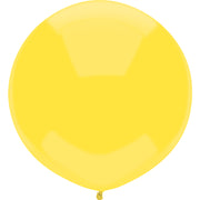 Funsational 17 inch FUNSATIONAL YELLOW Latex Balloons 51030-F