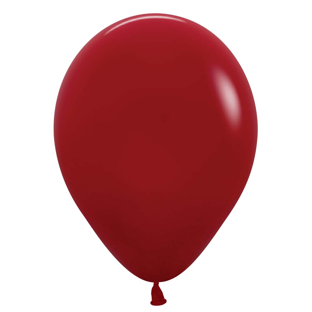 Sempertex 5 inch SEMPERTEX DELUXE IMPERIAL RED Latex Balloons 51525-B