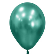 Sempertex 5 inch SEMPERTEX REFLEX AURORA GREEN Latex Balloons 51541-B