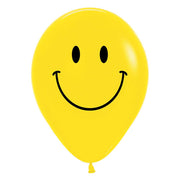 Sempertex 11 inch SMILEY - FASHION YELLOW Latex Balloons