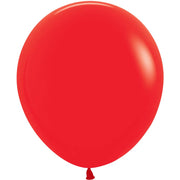 Sempertex 18 inch SEMPERTEX FASHION RED Latex Balloons 55012-B