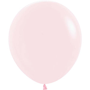 Sempertex 18 inch SEMPERTEX PASTEL MATTE PINK Latex Balloons 55174-B