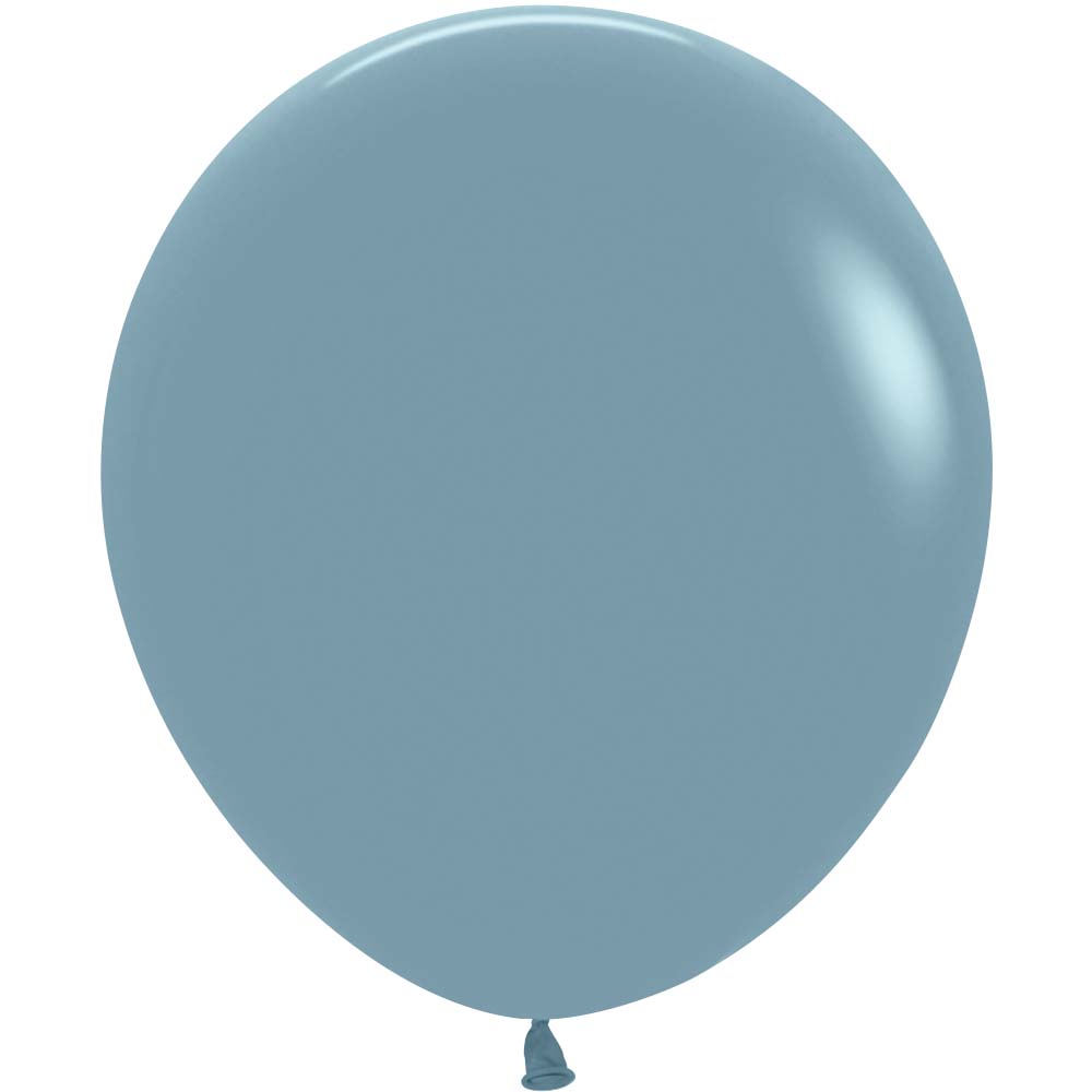 Sempertex 18 inch SEMPERTEX PASTEL DUSK BLUE Latex Balloons 55507-B