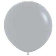 Sempertex 36 inch SEMPERTEX DELUXE GREY Latex Balloons 56033P2-B