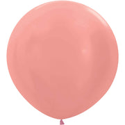 Sempertex 36 inch SEMPERTEX METALLIC ROSE GOLD Latex Balloons 56099P2-B