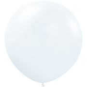 Sempertex 24 inch SEMPERTEX FASHION WHITE Latex Balloons 59002-B