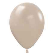 Sempertex 5 inch SEMPERTEX DELUXE WHITE SAND Latex Balloons 51361-B