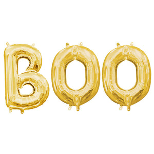 Anagram 16 inch BOO - ANAGRAM LETTERS KIT (AIR-FILL ONLY) Foil Balloon KT-400415-A-P