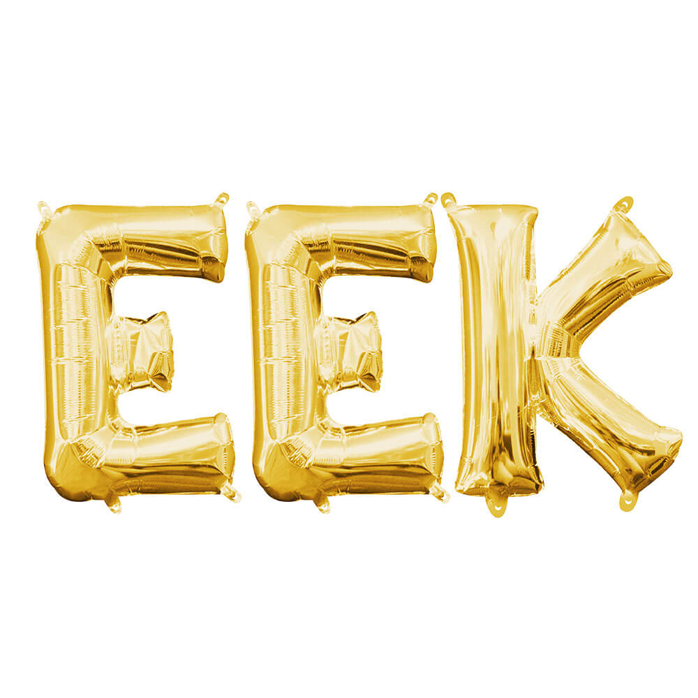 Anagram 16 inch EEK - ANAGRAM LETTERS KIT (AIR-FILL ONLY) Foil Balloon KT-400439-A-P