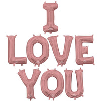 Anagram 16 inch I LOVE YOU - ANAGRAM LETTERS KIT (AIR-FILL ONLY) Foil Balloon KT-400683-A-P
