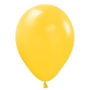 Sempertex 5 inch SEMPERTEX DELUXE HONEY YELLOW Latex Balloons 51526-B