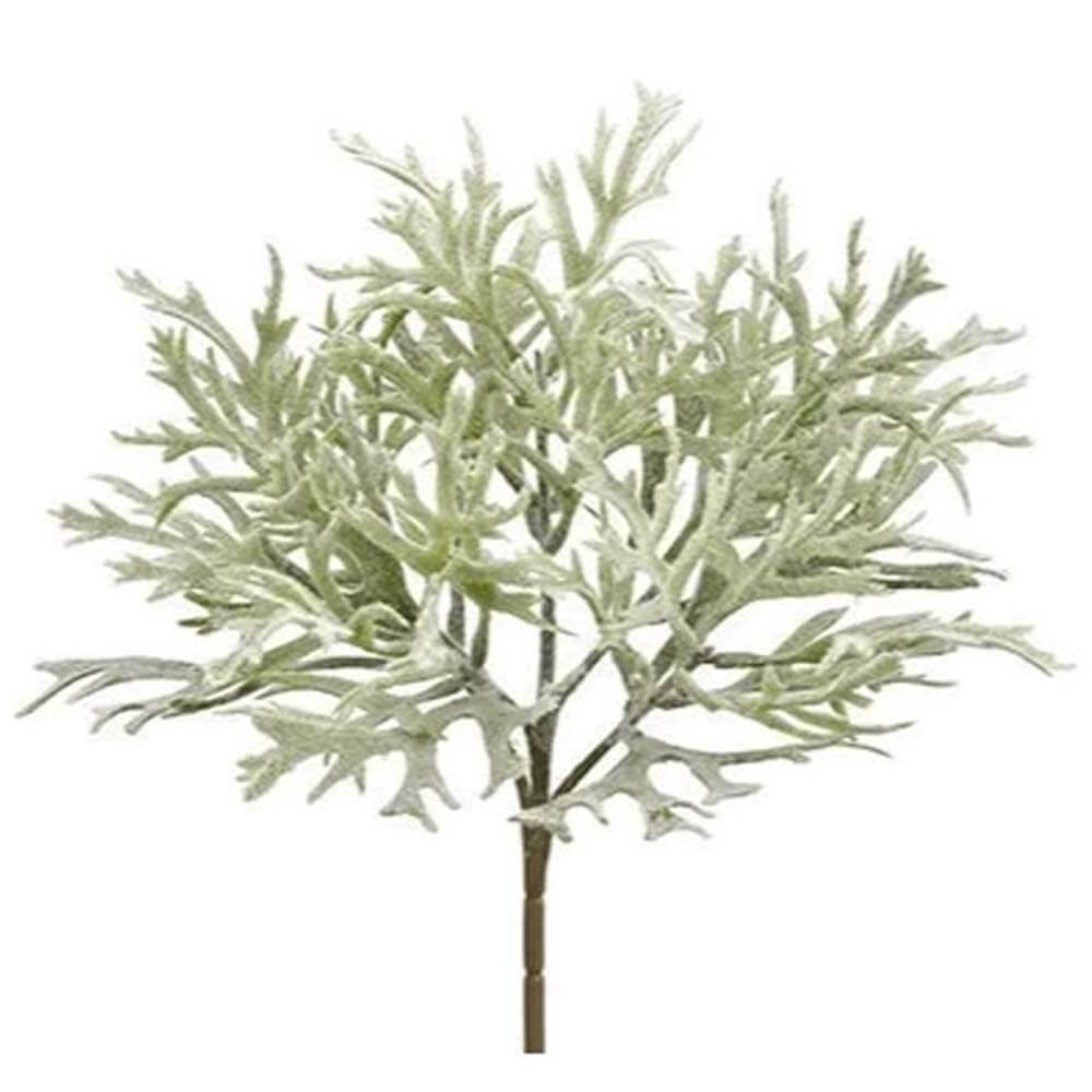 12 inch Party Brands Dusty Miller Bush Green Gray Silk Flowers