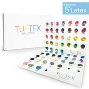 TUFTEX TUFTEX LATEX COLOR PORTFOLIO WITH 5 INCH BALLOONS Decorator Tools 99999-M