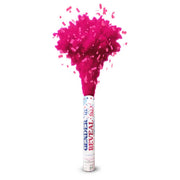 LA Balloons GENDER REVEAL COLOR POWDER & PAPER CONFETTI CANNON - PINK (GIRL) Confetti