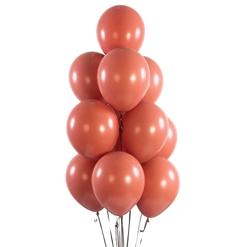 Sempertex 11 inch SEMPERTEX DELUXE TERRACOTTA Latex Balloons 53370-B