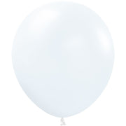 Sempertex 18 inch SEMPERTEX FASHION WHITE Latex Balloons 55002-B
