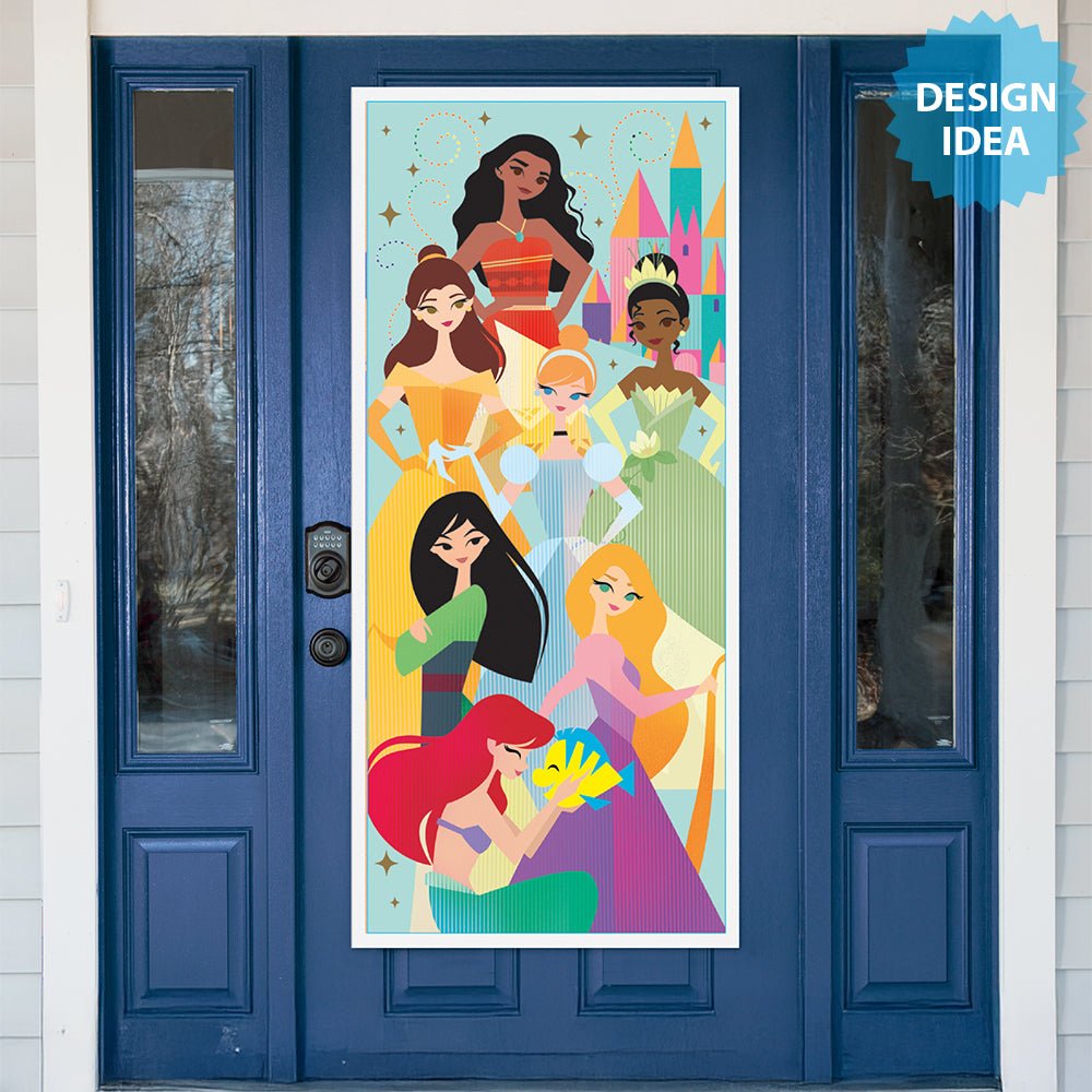 Unique Disney Princess Door Poster 27 Inch X 60 Inch 23152 - LA