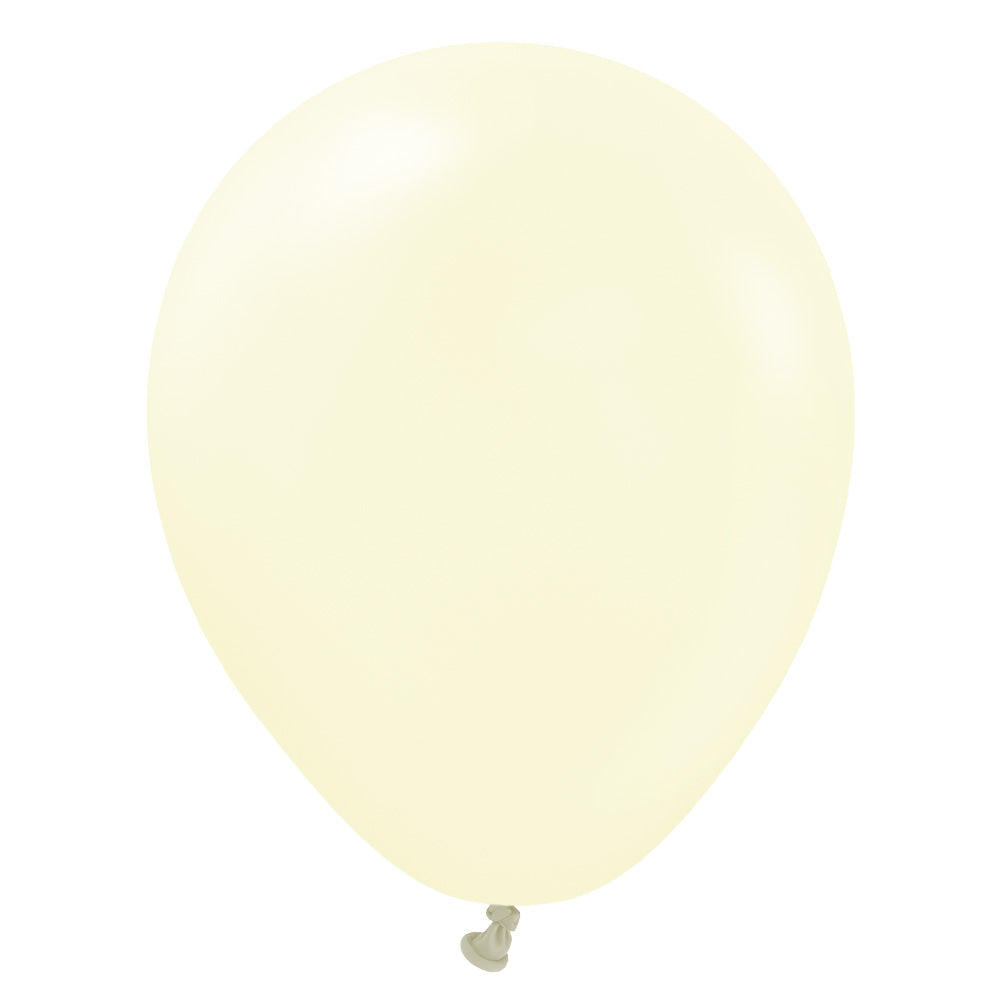 Kalisan 5 inch MACARON PALE YELLOW Latex Balloons 10530081-KL