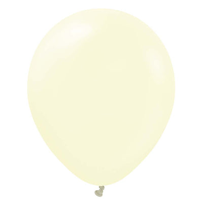 Kalisan 12 inch MACARON PALE YELLOW Latex Balloons 11230081-KL