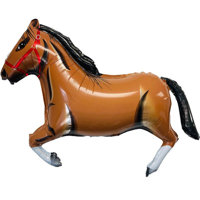 Party Brands 26 inch HORSE - BROWN Foil Balloon 10231-PB-U