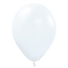 Sempertex 5 inch SEMPERTEX FASHION WHITE Latex Balloons 51002-B