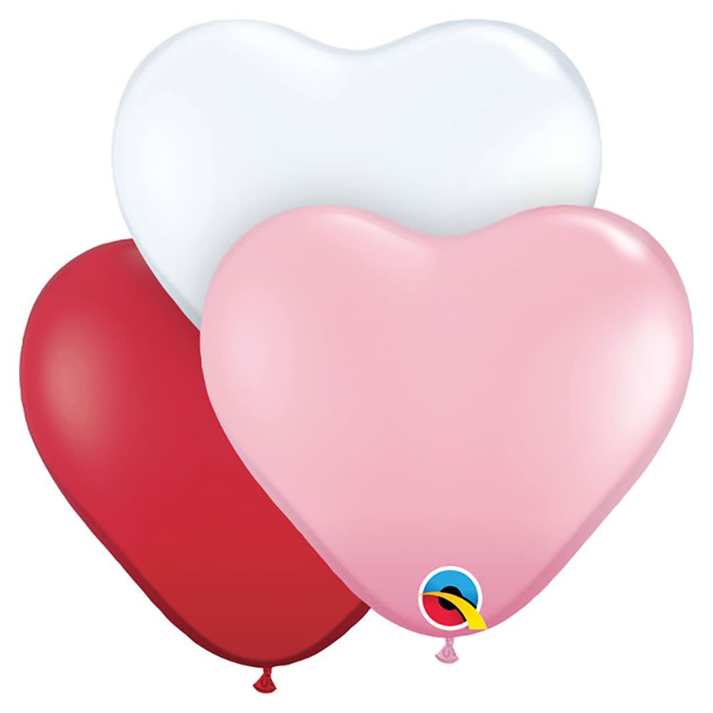 11 in Qualatex Hearts Sweetheart Assortment Balloons 43729 - LA