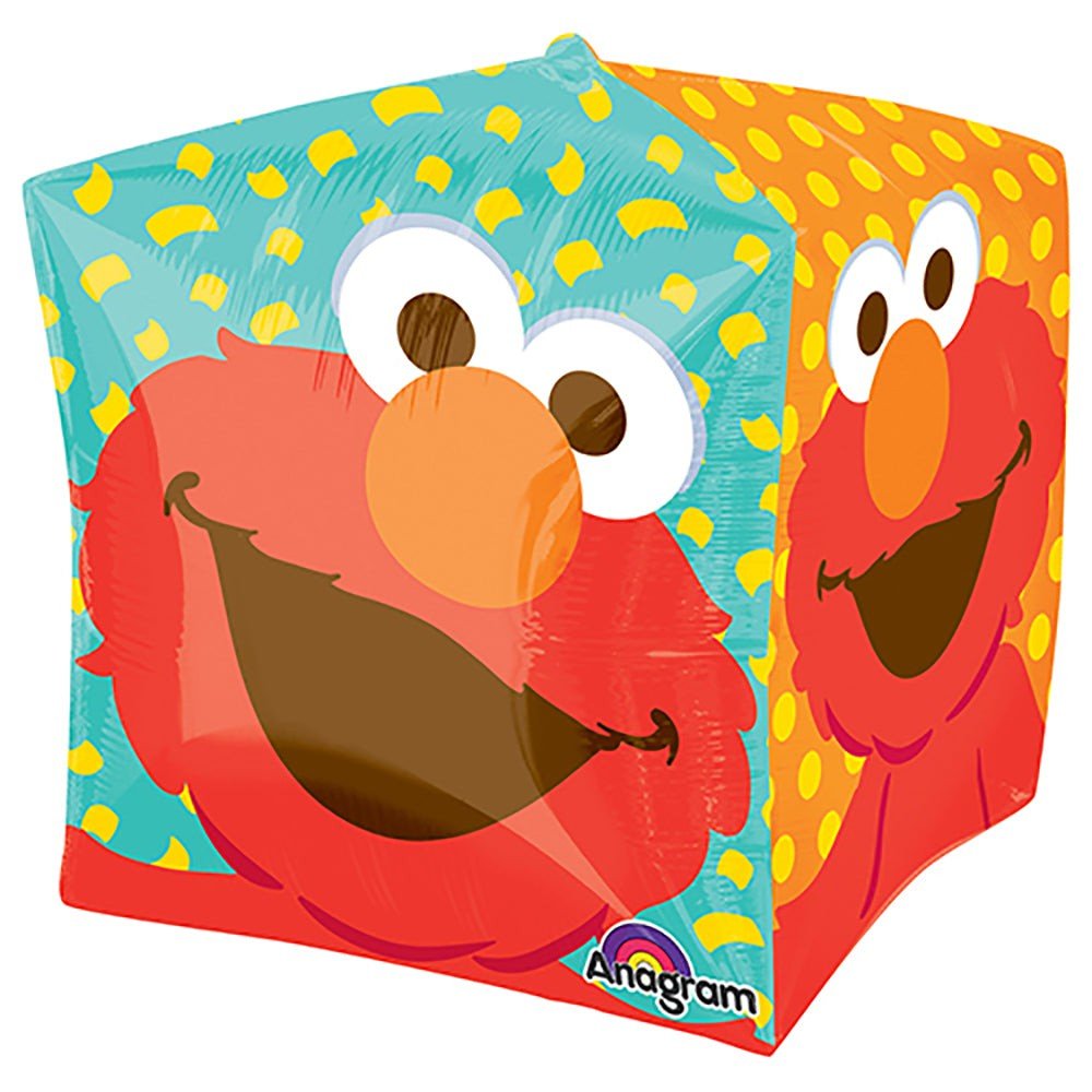 15 in Anagram Sesame Street Elmo Cubez Foil Balloon - 28459 - LA