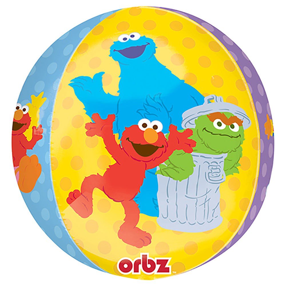 16 inch Anagram Sesame Street Orbz Foil Balloon - 28398 - LA Balloons