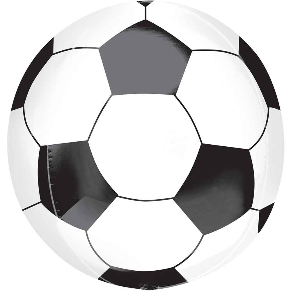 16 Inch Anagram Soccer Ball Orbz Plastic Balloon 30685 - LA Balloons