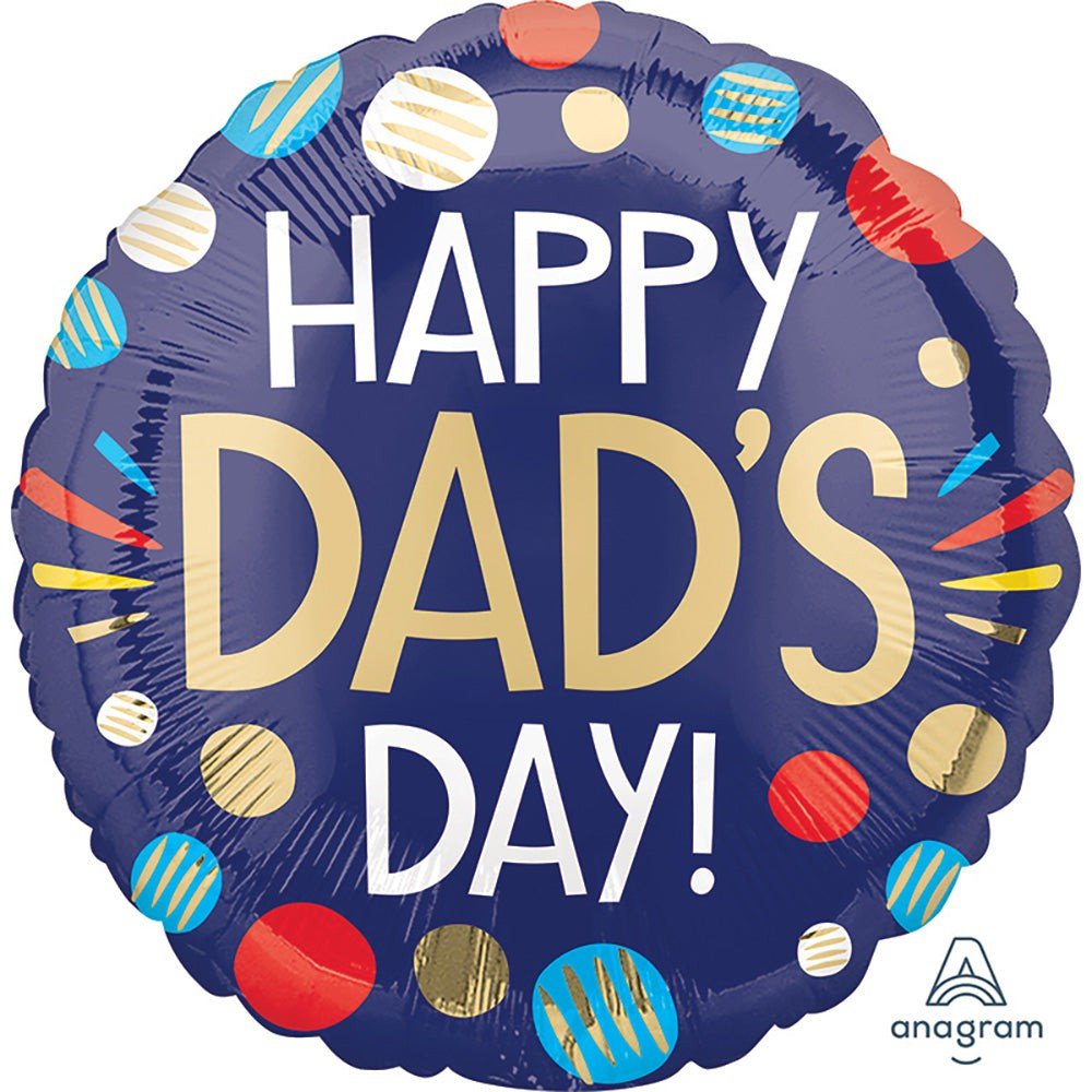18 inch Anagram Happy Dad's Day Foil Balloon - 40952 - LA Balloons