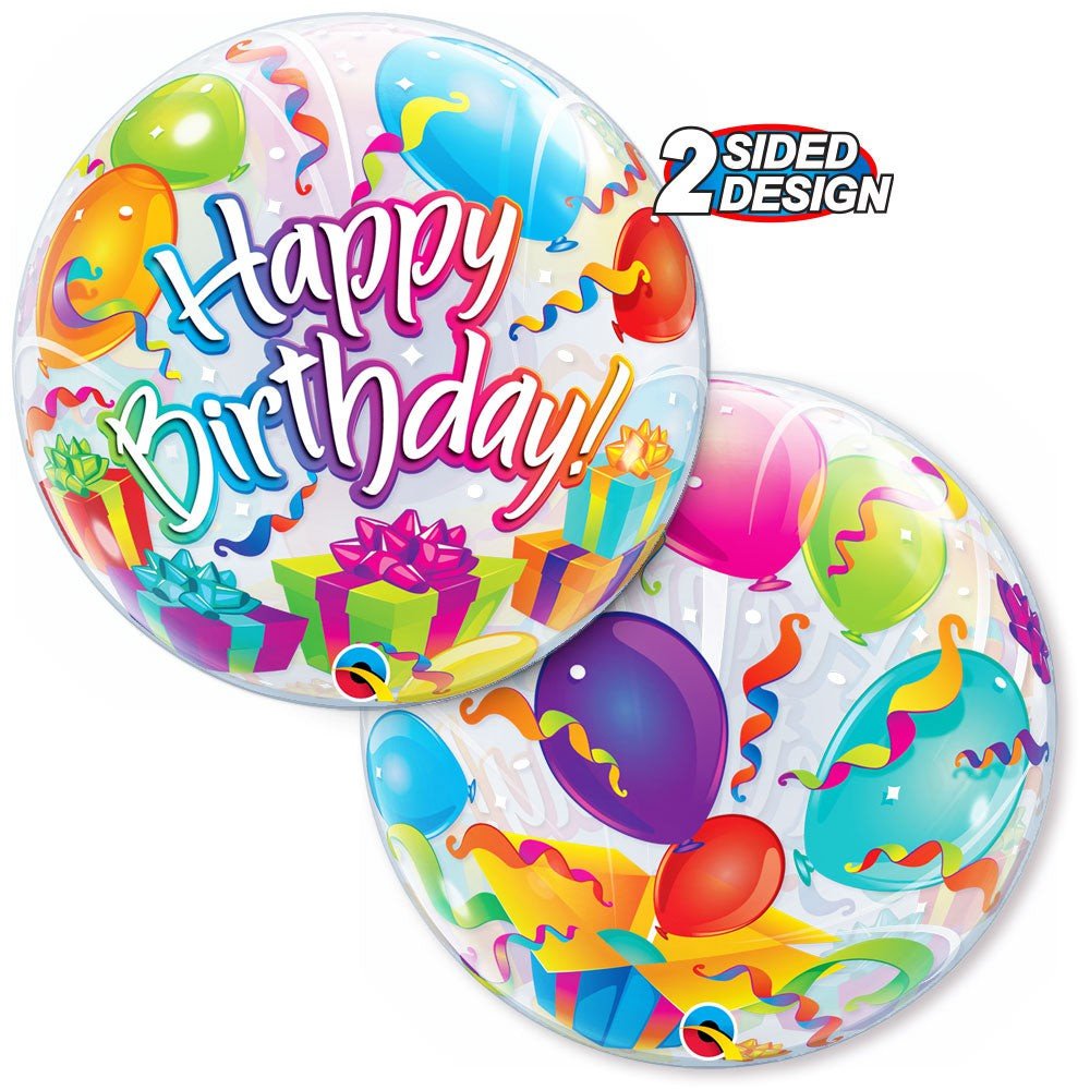 Bouquet ballons naissance fille avec hélium - Ballons et Bouquets