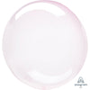 Anagram 10 inch CRYSTAL CLEARZ PETITE - LIGHT PINK Plastic Balloon 82987-11-A-P