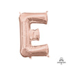 Anagram 16 inch LETTER E - ANAGRAM - ROSE GOLD (AIR-FILL ONLY) Foil Balloon 37456-11-A-P