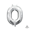 Anagram 16 inch LETTER O - ANAGRAM - SILVER (AIR-FILL ONLY) Foil Balloon 33040-11-A-P
