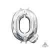 Anagram 16 inch LETTER Q - ANAGRAM - SILVER (AIR-FILL ONLY) Foil Balloon 33044-11-A-P
