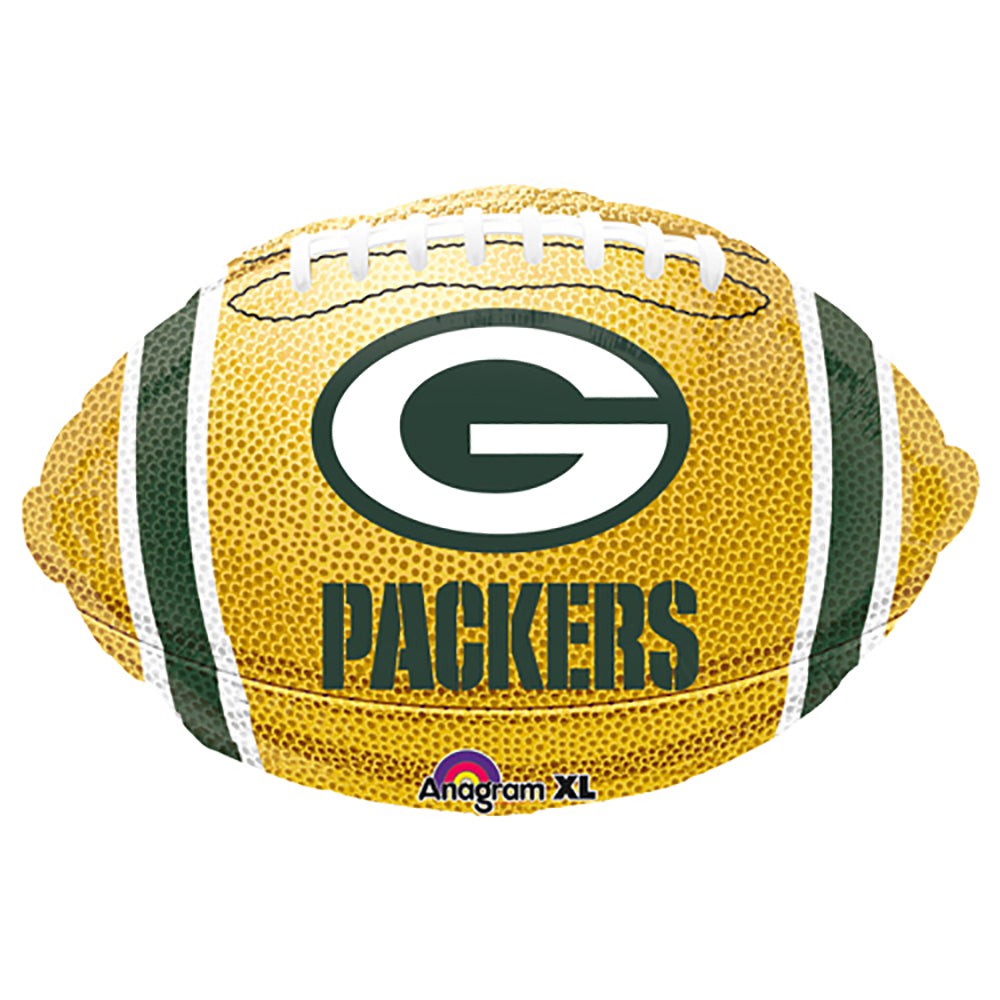 17 inch Anagram NFL Green Bay Packers Football Team Colors Foil Balloon -  29580