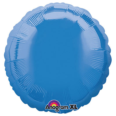 Anagram 18 inch CIRCLE - PERIWINKLE Foil Balloon 22437-02-A-U