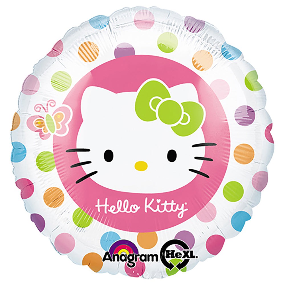 4-cup Round Glass Storage: Hello Kitty®, Rainbows