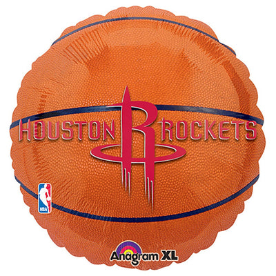 Anagram 18 inch NBA HOUSTON ROCKETS BASKETBALL Foil Balloon A113718-01-A-P