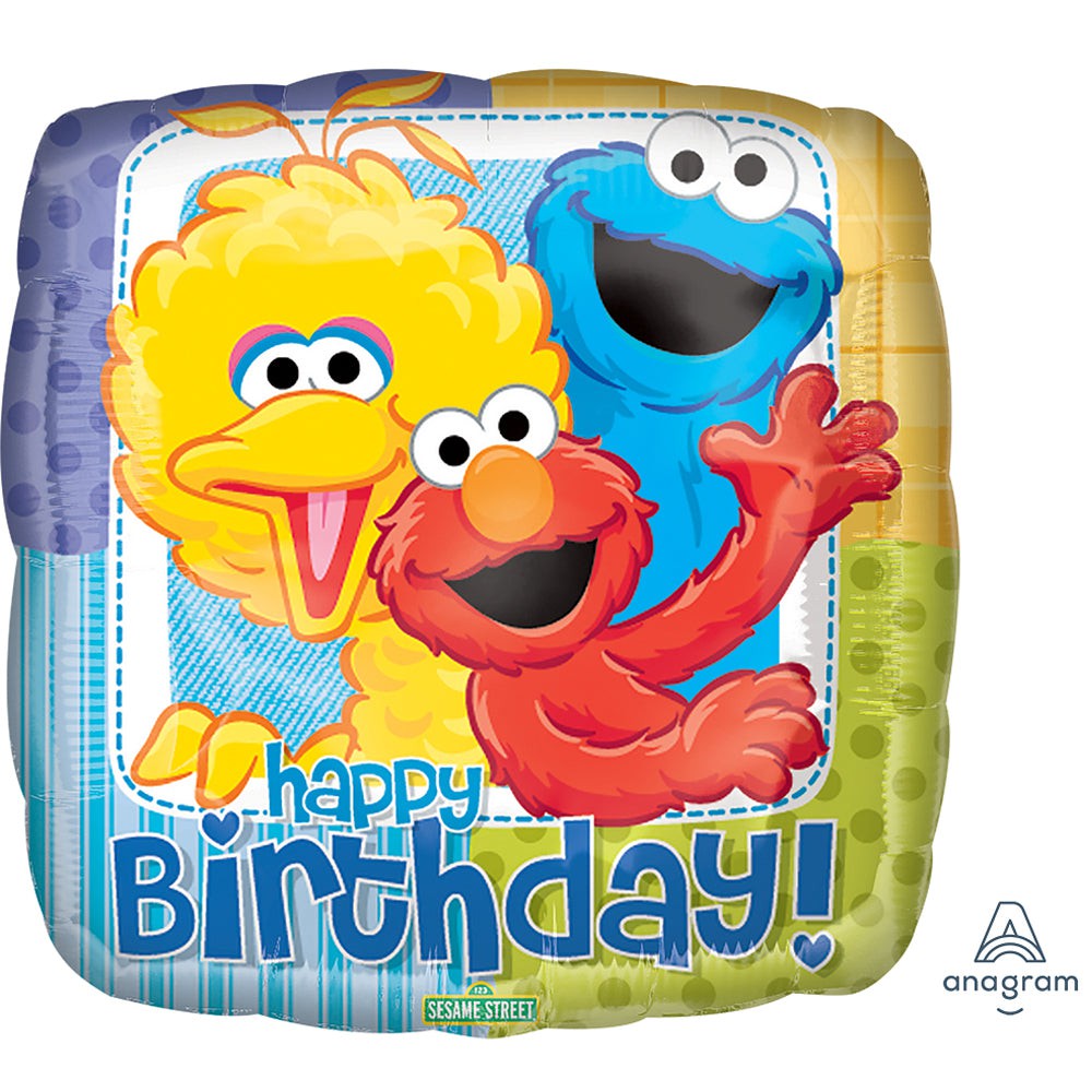 Sesame Street Birthday Party Supplies | Sesame Street Decorations | Sesame Street Tableware | Sesame Street Plates | Sesame Street Balloons - Serves