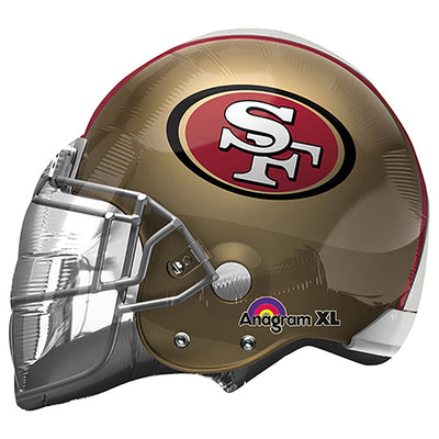 Anagram 21 inch NFL SAN FRANCISCO 49ERS FOOTBALL HELMET Foil Balloon