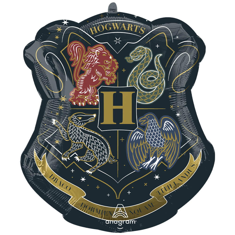 Harry Potter Hogwarts Crest Poster (24in x 36in) (Multicolored)