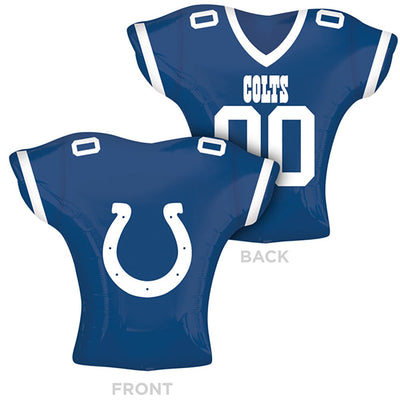 Anagram 24 inch NFL INDIANAPOLIS COLTS FOOTBALL JERSEY Foil Balloon 26172-01-A-P