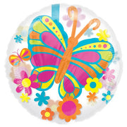 Anagram 24 inch SPRING BUTTERFLY Foil Balloon 32437-01-A-P