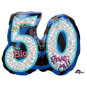 Anagram 26 inch OH NO! IT'S MY BIRTHDAY 50 Foil Balloon A116051-01-A-P