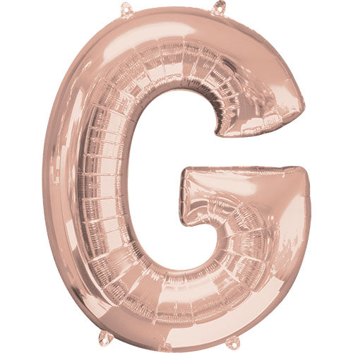 Letter P Rose Gold 34 Balloon