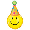 Anagram 39 inch PARTY HAT SMILES Foil Balloon 06198-01-A-P