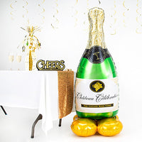 Anagram 60 inch BUBBLY WINE BOTTLE AIRLOONZ Foil Balloon 83120-11-A-P