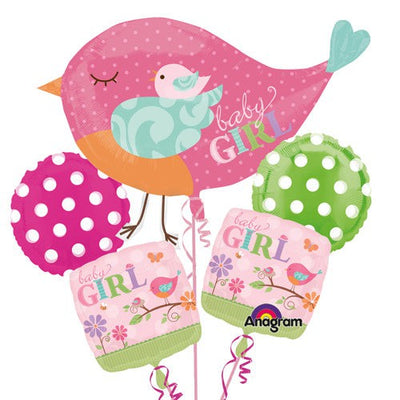 Anagram BABY GIRL TWEETY BIRDS BOUQUET Balloon Bouquet 111118-01-A-P